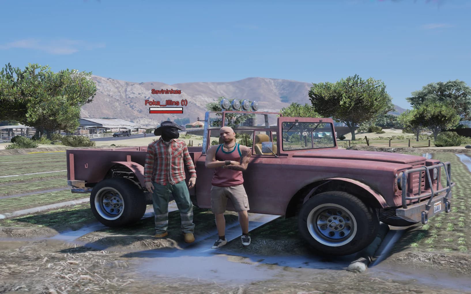 Vice City žaidėjai dirba už miesto ribų